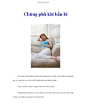 Chứng phù khi bầu bí