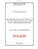 Luận văn Thạc sĩ Quản trị kinh doanh: Hoàn thiện công tác quản lý dự án đầu tư xây dựng công trình tại Ban Quản lý dự án môi trường và biến đổi khí hậu TP Đồng Hới