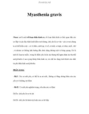 Myasthenia gravis