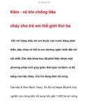 Kẽm - vũ khí chống tiêu chảy cho trẻ em