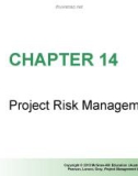 Lecture Project management in practice - Chapter 14: Project risk management