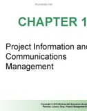 Lecture Project management in practice - Chapter 13: Project information and communications management