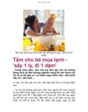 Tắm cho bé mùa lạnh 'sẩy 1 ly, đi 1 dặm'