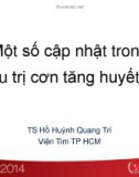 Bài giảng: Một số cập nhật trong điều trị cơn tăng huyết áp