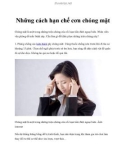 Những cách hạn chế cơn chóng mặt