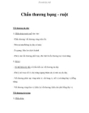 Chấn thương bụng - ruột