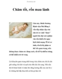 Chăm tốt, rốn mau lành