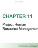 Lecture Project management in practice - Chapter 11: Project human resource management