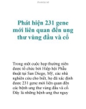 Phát hiện 231 gene mới liên quan đến ung thư vùng đầu và cổ