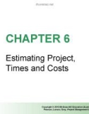 Lecture Project management in practice - Chapter 6: Estimating project, times and costs