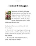 Tai nạn thường gặp