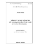 Luận văn Thạc sĩ Quản lý công: Kiểm soát thu bảo hiểm xã hội bắt buộc tại Bảo hiểm xã hội huyện Buôn Đôn, tỉnh Đắk Lắk