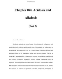 Chapter 048. Acidosis and Alkalosis (Part 5)