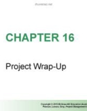 Lecture Project management in practice - Chapter 16: Project wrap-up