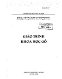 Giáo trình Khoa học gỗ: Phần 1 - ĐH Lâm Nghiệp