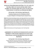 Đánh giá tình hình sinh trưởng của các loài cây bản địa theo các dạng lập địa khác nhau: Nghiên cứu trường hợp với 3 loài cây Lim xanh, Trám trắng và Huỷnh tại tỉnh Quảng Bình