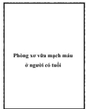 Phòng xơ vữa mạch máu ở người có tuổi