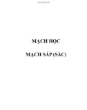 MẠCH HỌC - MẠCH SÁP (SẮC)