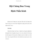 Hội Chứng Đau Trong Bệnh Thần Kinh