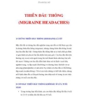 CHỨNG THIÊN ĐẦU THỐNG (MIGRAINE HEADACHES)