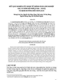 Kết quả nghiên cứu kinh tế chính sách lâm nghiệp sau 35 năm đổi mới (1986-2020) và định hướng đến năm 2030