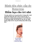 Bệnh tiêu chảy cấp do Rotavirus