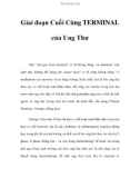 Giai đoạn Cuối Cùng TERMINAL của Ung Thư