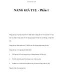 NANG GIẢ TUỴ - Phần 1