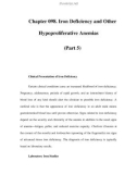 Chapter 098. Iron Deficiency and Other Hypoproliferative Anemias (Part 5)