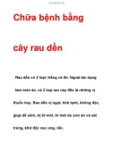 Chữa bệnh bằng cây rau dền