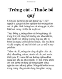 Trứng cút - Thuốc bổ quý