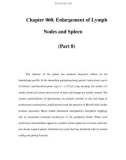 Chapter 060. Enlargement of Lymph Nodes and Spleen (Part 8)