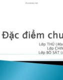 Đặc điểm chung về động vật hoang dã