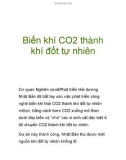 Biến khí CO2 thành khí đốt tự nhiên