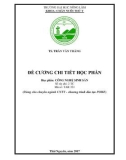 Đề cương chi tiết học phần: Công nghệ sinh sản