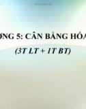 Bài giảng Hóa học - Chương 5: Cân bằng hóa học