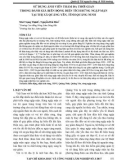 Sử dụng ảnh viễn thám đa thời gian trong đánh giá biến động diện tích rừng ngập mặn tại thị xã Quảng Yên, tỉnh Quảng Ninh