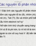 Bài giảng Chương 4: Các nguyên tố phân nhóm III