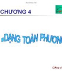 SLIDE - DẠNG TOÀN PHƯƠNG