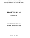 Giáo trình Đại số - Học viện Công nghệ Bưu chính viễn thông