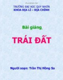 Bài giảng Trái đất