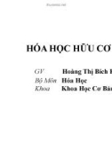 BÀI GIẢNG: HÓA HỌC HỮU CƠ