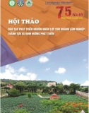 Kỷ yếu Hội thảo Đào tạo phát triển nguồn nhân lực cho ngành Lâm nghiệp: Thành tựu và định hướng phát triển