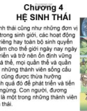 TÀI LIỆU THAM KHẢO: CHƯƠNG 4 - HỆ SINH THÁI