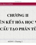 HÓA ĐẠI CƯƠNG B1 - CHƯƠNG 2