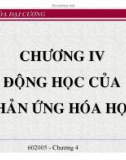 HÓA ĐẠI CƯƠNG B1 - CHƯƠNG 4