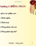 HÓA ĐẠI CƯƠNG B2 - CHƯƠNG 1 - Bài 1