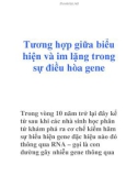 Tương hợp giữa biểu hiện và im lặng trong sự điều hòa gene