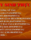 Giáo trình thực vật thủy sinh part 1