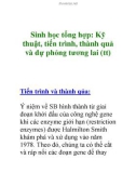 Sinh học tổng hợp: Kỹ thuật, tiến trình, thành quả và dự phỏng tương lai (tt)